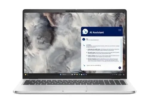 لابتوب ديل برو 16 معالج Intel Core Ultra 5 235U vPro – رام 8GB DDR5 – SSD سعة 512GB – شاشة 16 بوصة FHD – Intel Graphics – بصمة – Ubuntu – لون فضي Metallic - الصورة 6